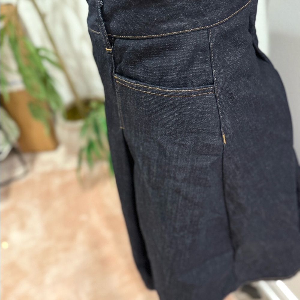 Zara Indigo Denim Midi Skirt - Picture 7 of 8
